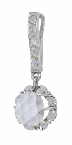 Pendentif Art Déco diamant
