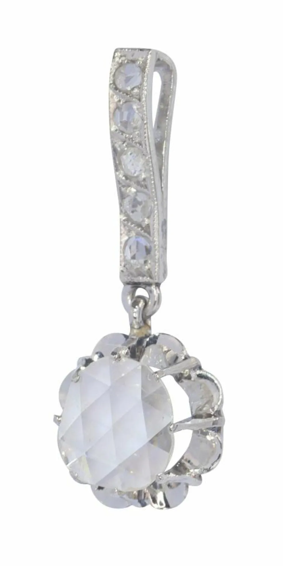 Pendentif Art Déco diamant