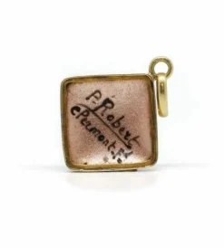 Pendentif - Or Et Email