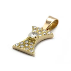 Pendentif - Or jaune et diamants