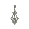 Pendentif - Or, platine et diamants