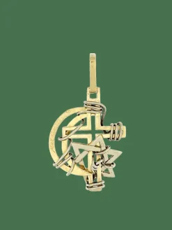 Pendentif 2 ors Max Cartier Les Trois Religions
