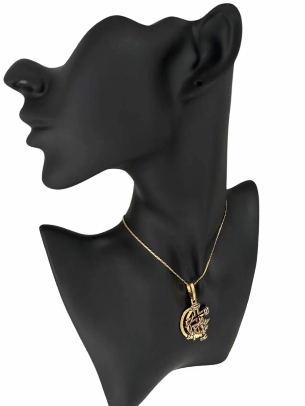Pendentif 2 ors Max Cartier Les Trois Religions