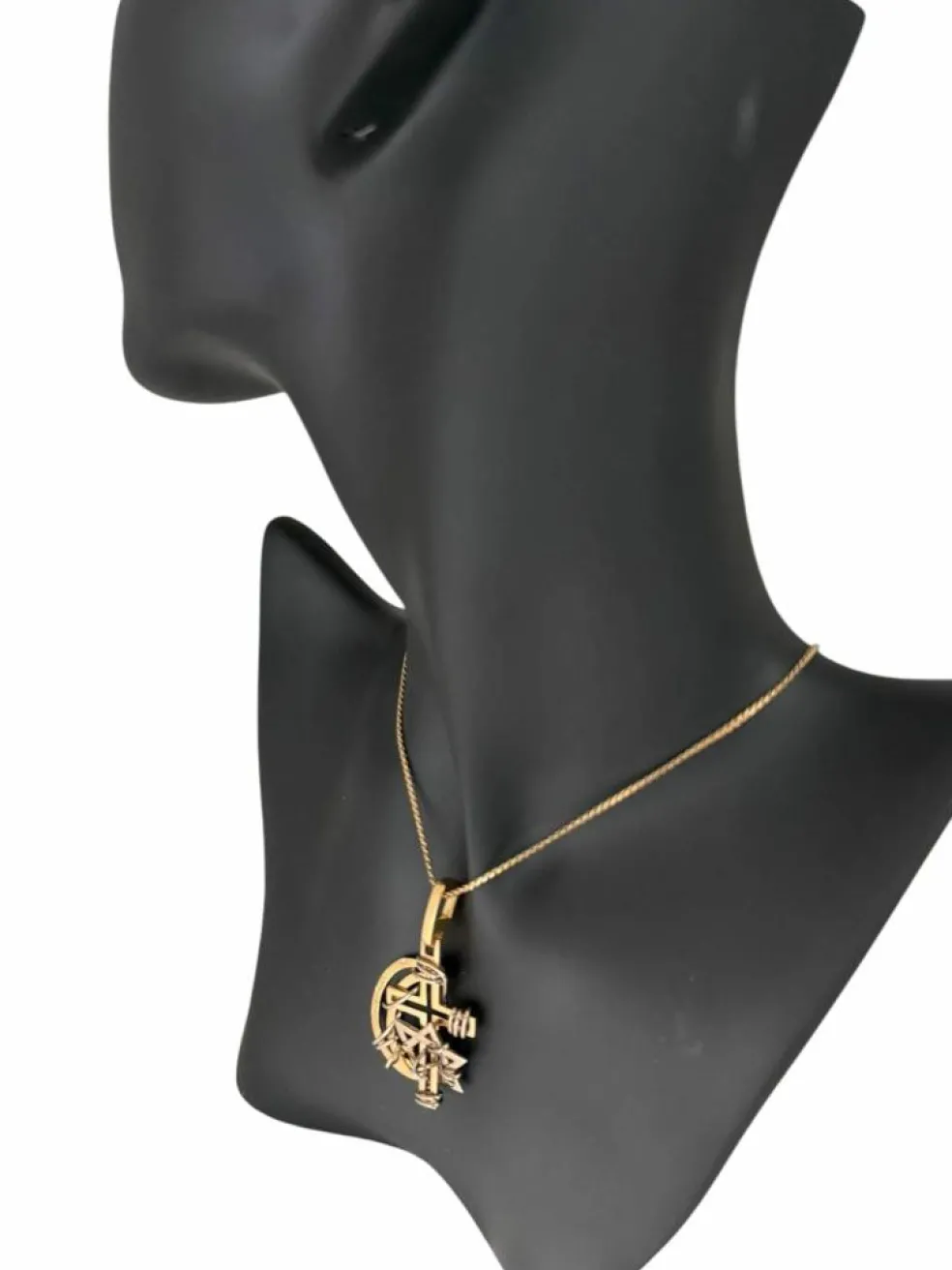 Pendentif 2 ors Max Cartier Les Trois Religions