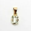 Pendentif Aigue-marine or rose