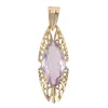 Pendentif ajouré améthyste
