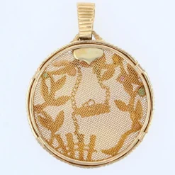 Pendentif ancien en or de sentiment