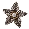 Pendentif ancien fleur diamants