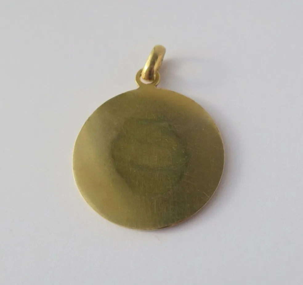 Pendentif ancien globe terrestre New York Life insurance Company émail