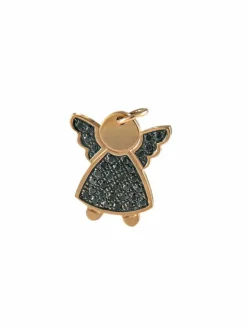 Pendentif Ange Diamants noirs