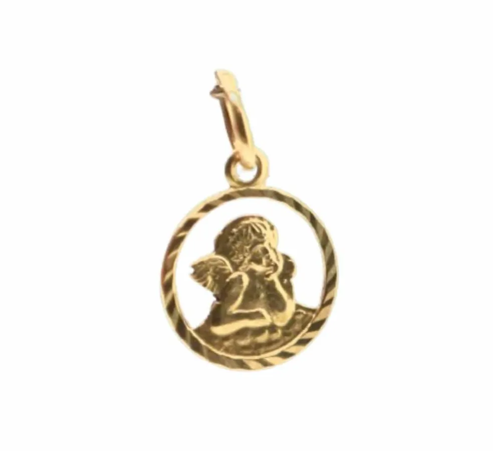 Pendentif ange en or 18 carats