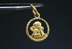 Pendentif ange en or 18 carats