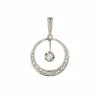 Pendentif art déco ancien diamants