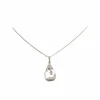 Pendentif art déco des années 30 en or blanc et diamants