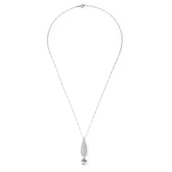 Pendentif Art Déco Platine Diamants
