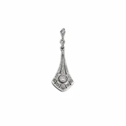 PENDENTIF ART DECO DIAMANTS
