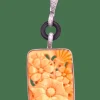 Pendentif art deco en or orné de corail onyx et diamants