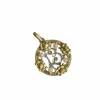 Pendentif Art Nouveau porte bonheur "13" en or