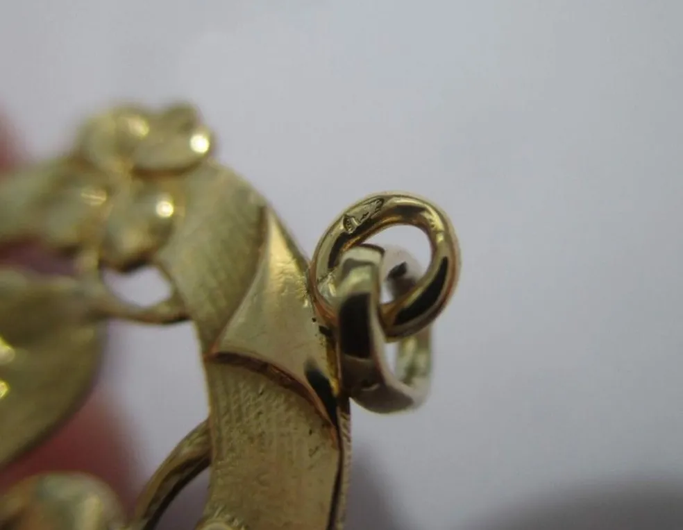 Pendentif Art Nouveau porte-bonheur
