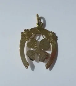 Pendentif Art Nouveau porte-bonheur