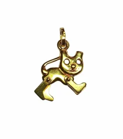 Pendentif articulé chat