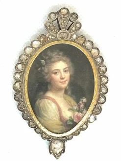 Pendentif austro-hongrois Argent Or