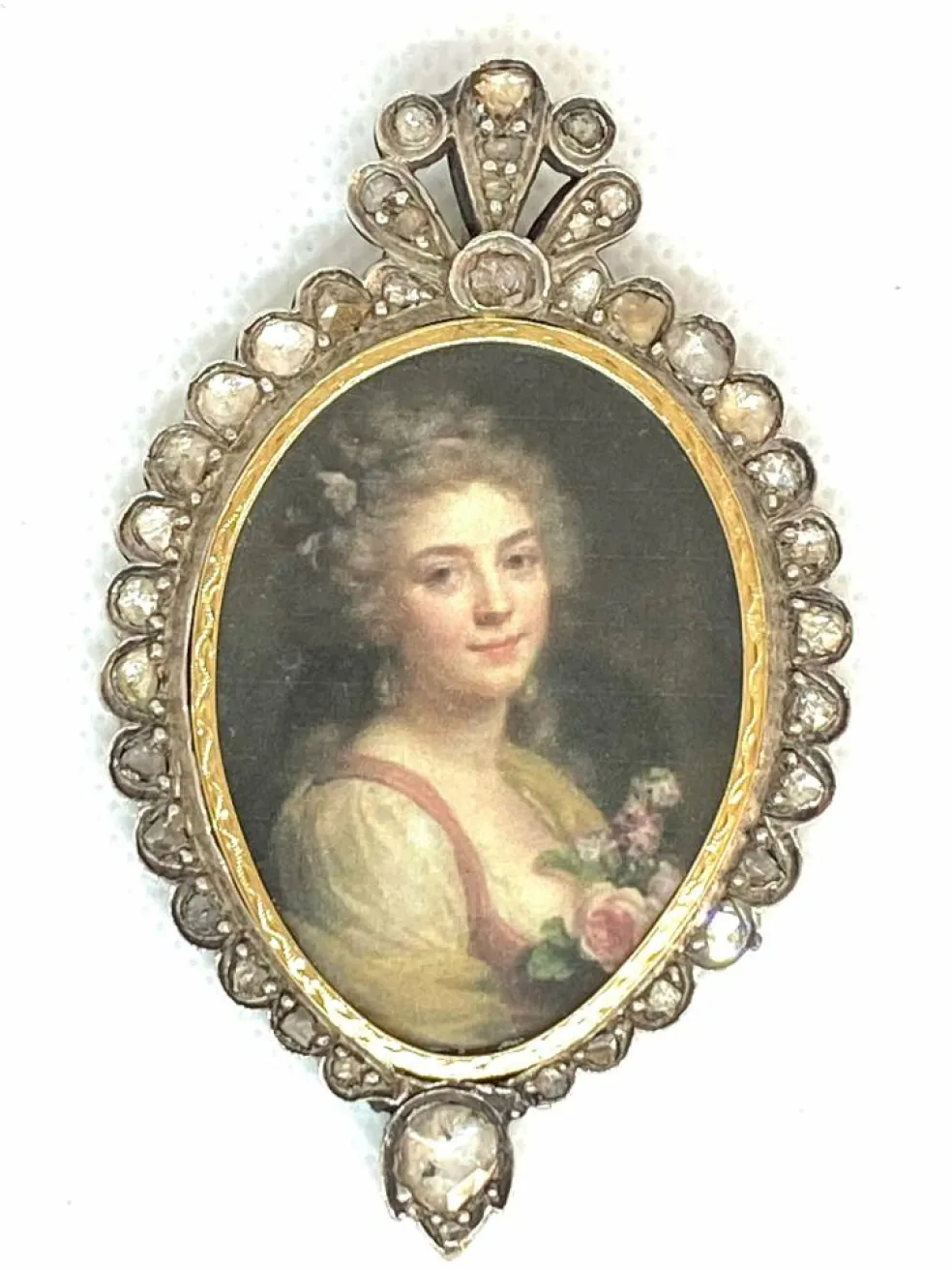 Pendentif austro-hongrois Argent Or