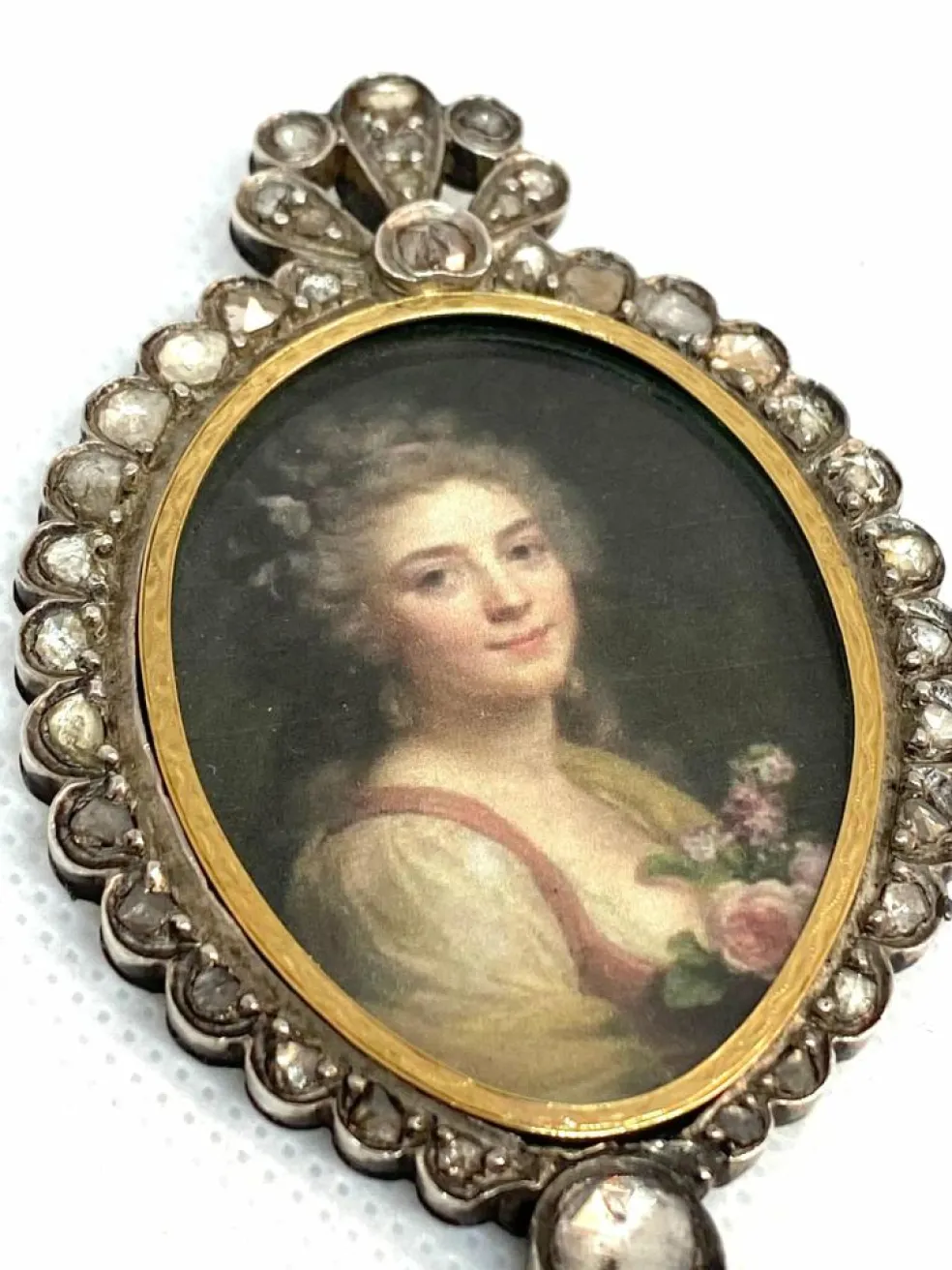Pendentif austro-hongrois Argent Or