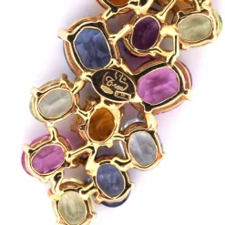 PENDENTIF avec COLLIER en OR JAUNE 18 KT - SIGNÉ ''TREA''