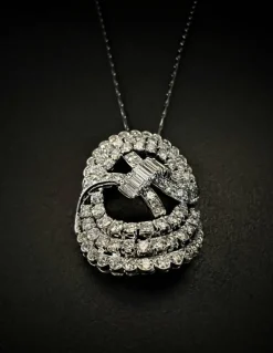 Pendentif avec Diamants. 3,5 cts.