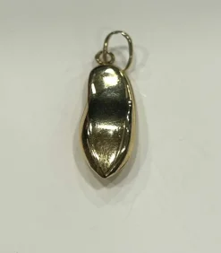 Pendentif babouche or jaune