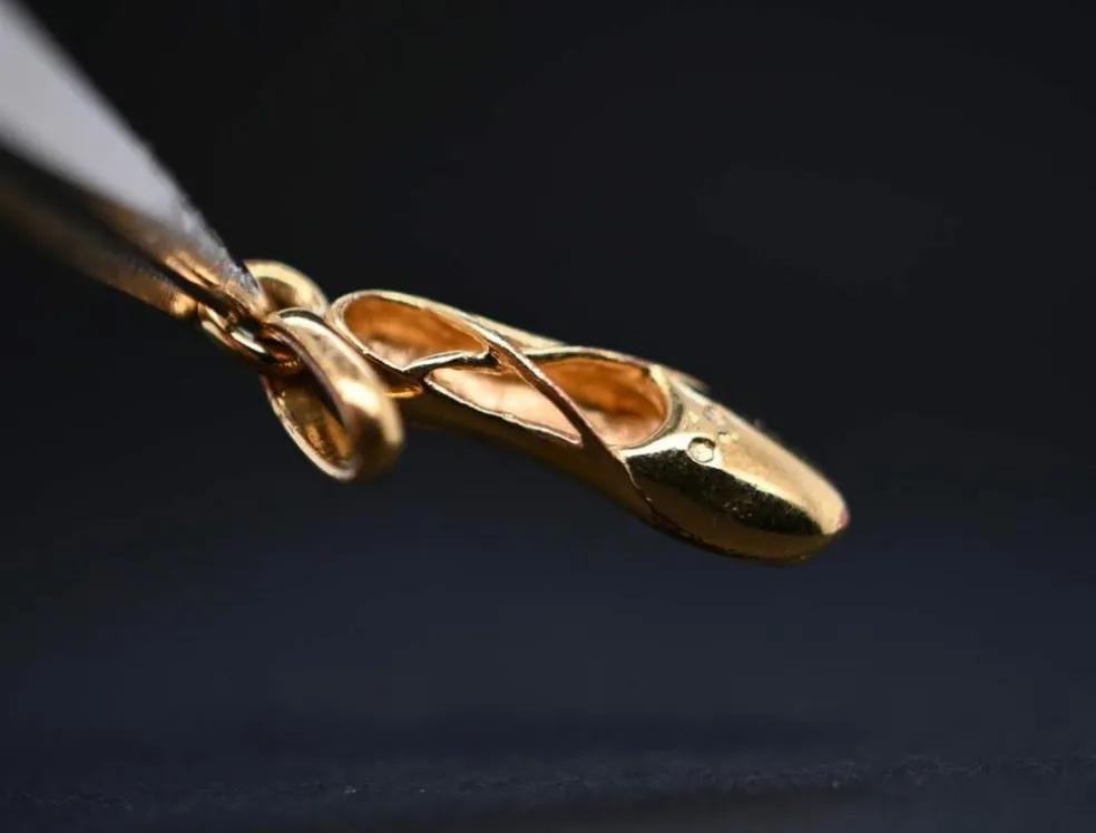 Pendentif Ballerine en Or 18 Carats