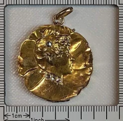 Pendentif Belle Époque diamants