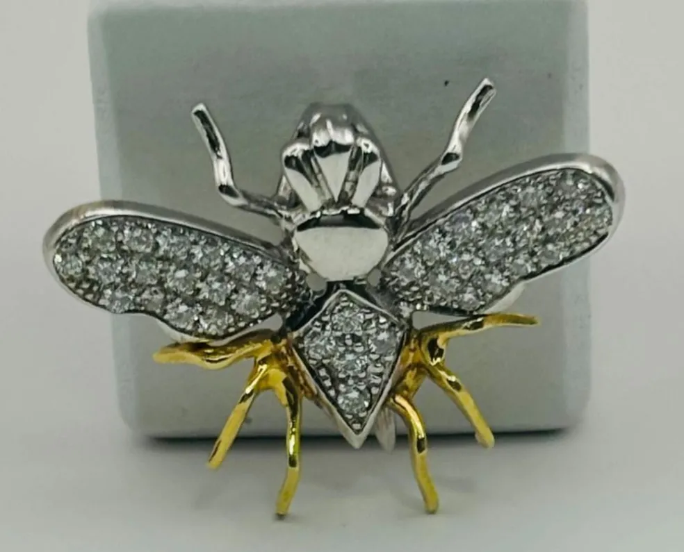 Pendentif Boche et Papillon