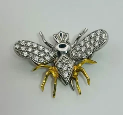 Pendentif Boche et Papillon