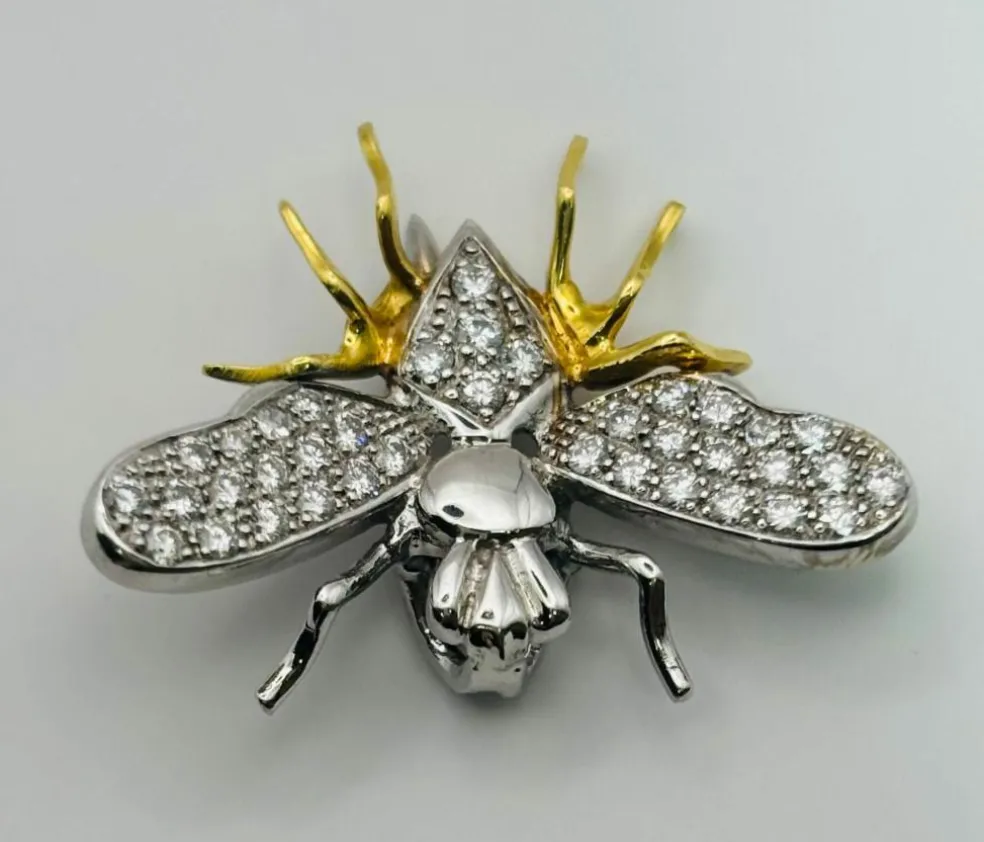 Pendentif Boche et Papillon