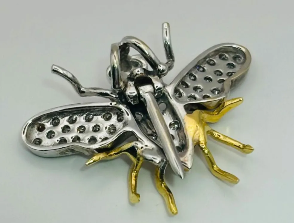 Pendentif Boche et Papillon