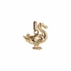 Pendentif breloque or jaune canard