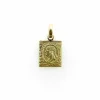 Pendentif breloque timbre de 2 cents de Washington or jaune