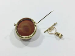 Pendentif Broche Camée Agate