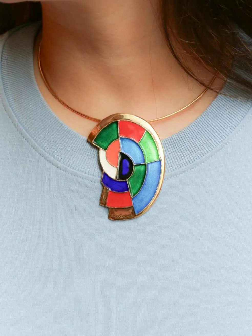 Pendentif broche SONIA DELAUNAY Edition ARTCURIAL
