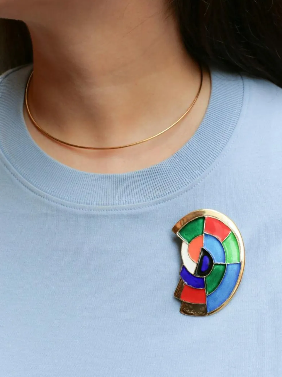 Pendentif broche SONIA DELAUNAY Edition ARTCURIAL
