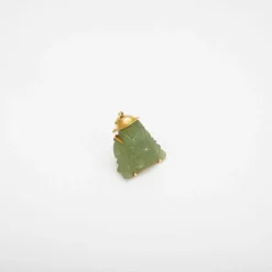 Pendentif Buddha, Jade, Or jaune