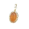 Pendentif Cabochon d'Ambre