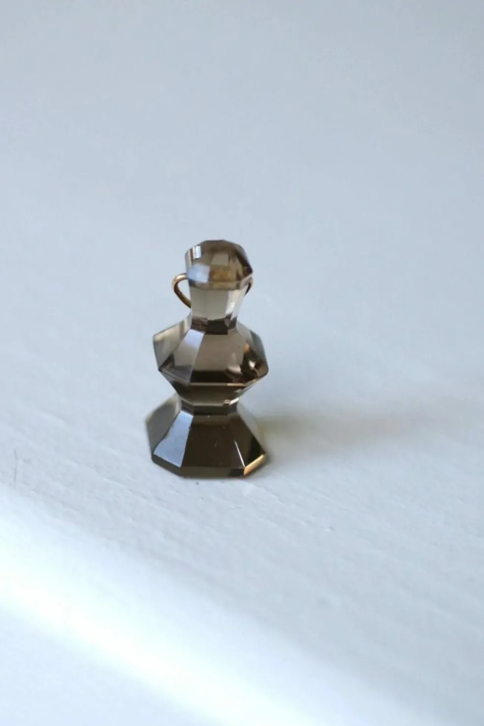 Pendentif cachet quartz fumé