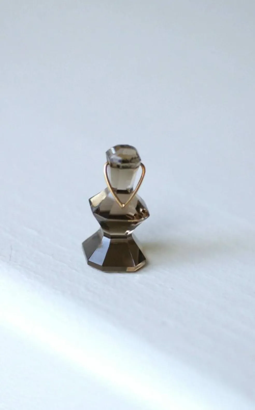 Pendentif cachet quartz fumé