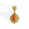 Pendentif Camée or et corail