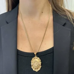 Pendentif Cassolette Or Perle de Culture