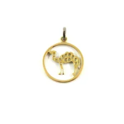 Pendentif chameau en or