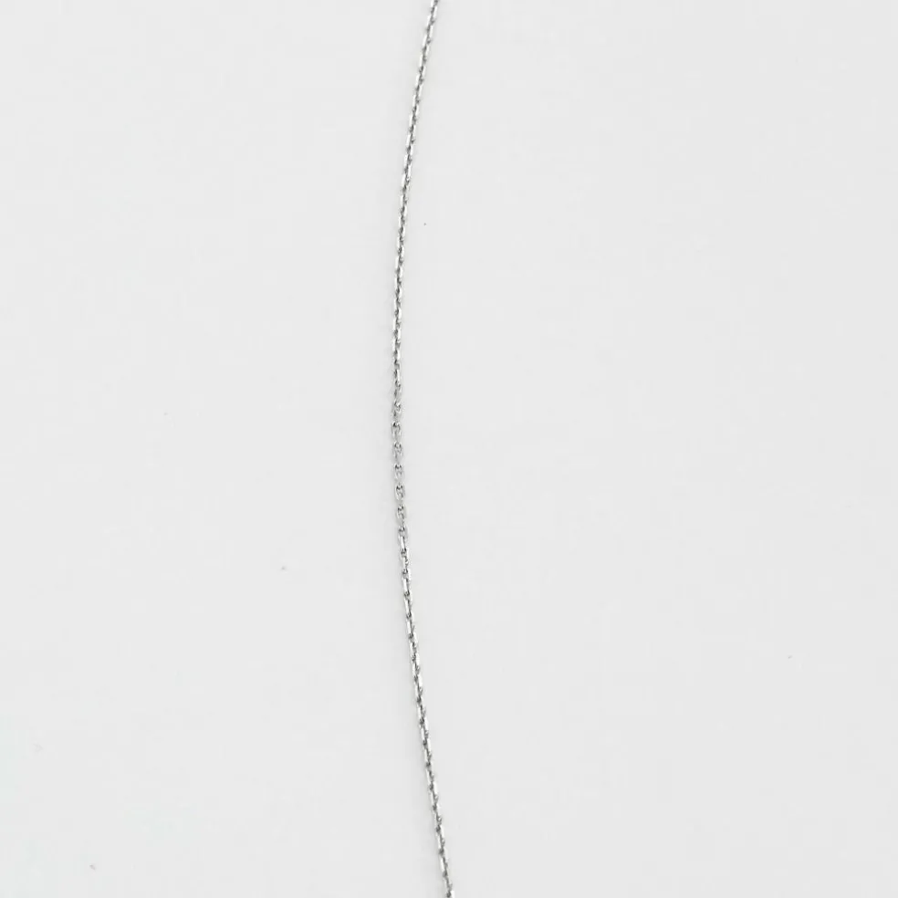Pendentif circulaire en or blanc et diamants